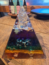 Load image into Gallery viewer, XXLarge Orgonite EMF Protection/Chakra Healing Pyramid 10-5