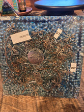 Load image into Gallery viewer, Large Citrine Orgonite EMF Protection/Chakra Healing Pyramid 10-5 Symm