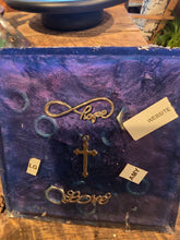 Load image into Gallery viewer, Large Amethyst Orgonite EMF Protection/Chakra Healing Pyramid SYM 10-10-25