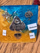 Load image into Gallery viewer, Mini Carnelian Orgonite EMF Protection/Chakra Healing Pyramid 3-29 Symm