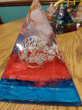 Load image into Gallery viewer, Large Rose Quartz EMF Protection/Chakra Healing Pyramid 10-16 Symm