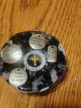 Load image into Gallery viewer, Black Tourmaline Rose Orgonite EMF Protection/Chakra healing 10-19