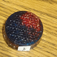 Load image into Gallery viewer, Flower of Life Tiger Eye Orgonite EMF Protection/Chakra Healing Pyramid