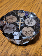 Load image into Gallery viewer, Black Tourmaline Rose Orgonite EMF Protection/Chakra healing