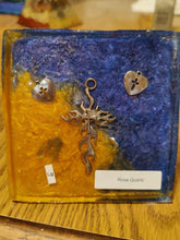 Load image into Gallery viewer, Large Rose Quartz Orgonite EMF Protection/Chakra Healing Pyramid SYM