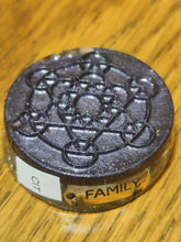Load image into Gallery viewer, Flower of Life Citrine Orgonite EMF Protection/Chakra Healing Pyramid