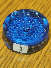 Load image into Gallery viewer, Flower of Life Lapis Orgonite EMF Protection/Chakra Healing