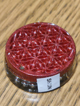 Load image into Gallery viewer, Flower of Life Shungite Orgonite EMF Protection/Chakra Healing Pyramid
