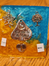 Load image into Gallery viewer, Mini Carnelian Orgonite EMF Protection/Chakra Healing Pyramid 2-18 Symm y