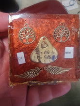 Load image into Gallery viewer, Mini Citrine Orgonite EMF Protection/Chakra Healing Pyramid 2-19 Symm