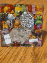 Load image into Gallery viewer, Mini Amazonite Orgonite EMF Protection/Chakra Healing Pyramid 10-7 Symm y