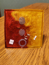 Load image into Gallery viewer, Large Carnelian Orgonite EMF Protection/Chakra Healing Pyramid Symm