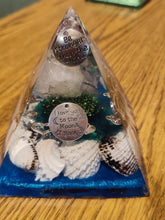 Load image into Gallery viewer, Large Rose Quartz  Orgonite EMF Protection/Chakra Healing Pyramid 2-19 Symm