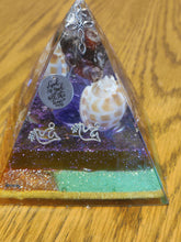 Load image into Gallery viewer, **Special** Carnelian Orgonite EMF Protection/Chakra Healing Pyramid Symm
