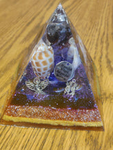 Load image into Gallery viewer, **Special** Carnelian Orgonite EMF Protection/Chakra Healing Pyramid Symm