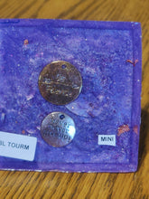 Load image into Gallery viewer, Mini Black Tourmaline Orgonite EMF Protection/Chakra Healing Pyramid 2-19 Symm