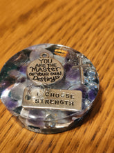 Load image into Gallery viewer, Flower of Life Amethyst Orgonite EMF Protection/Chakra Healing
