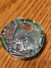 Load image into Gallery viewer, Flower of Life Aventurine Orgonite EMF Protection/Chakra Healing