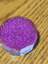 Load image into Gallery viewer, Flower of Life Rose Quartz Orgonite EMF Protection/Chakra Healing