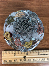 Load image into Gallery viewer, Rose Quartz(3) Rose Orgonite EMF Protection/Chakra healing