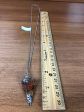 Load image into Gallery viewer, Carnelian Orgonite EMF Protection/Chakra Healing Pendulum
