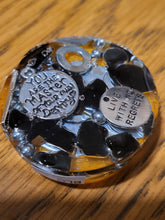 Load image into Gallery viewer, Flower of Life Black Obsidian Orgonite EMF Protection/Chakra Healing