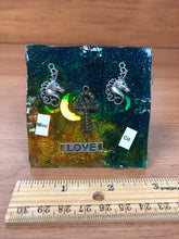 Load image into Gallery viewer, Mini Citrine Orgonite EMF Protection/Chakra Healing Pyramid 2-18 Symm y