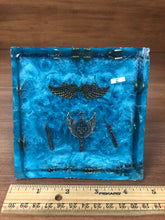Load image into Gallery viewer, Large Lapis Orgonite EMF Protection/Chakra Healing Pyramid