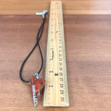 Load image into Gallery viewer, Red Jasper Orgonite EMF Protection/Chakra Healing Pendulum