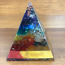 Load image into Gallery viewer, **Specials** Chakra Orgonite EMF Protection/Chakra Healing Pyramid