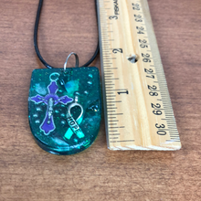 Load image into Gallery viewer, Flourite Orgonite EMF Protection/Chakra Healing Pendant