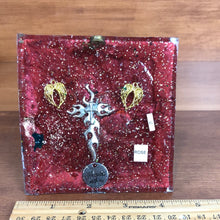 Load image into Gallery viewer, XLarge Rose Quartz Orgonite EMF Protection/Chakra Healing Pyramid