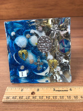 Load image into Gallery viewer, **SPECIAL** Amazonite Orgonite EMF Protection/Chakra Healing Pyramid 10-5 Symm