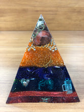 Load image into Gallery viewer, **SPECIAL** Carnelian Orgonite EMF Protection/Chakra Healing Pyramid