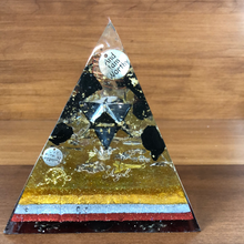 Load image into Gallery viewer, XXLarge Shungite Orgonite EMF Protection/Chakra Healing Pyramid