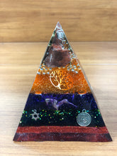 Load image into Gallery viewer, **SPECIAL** Carnelian Orgonite EMF Protection/Chakra Healing Pyramid