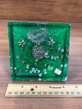 Load image into Gallery viewer, **SPECIAL** Aquamarine Orgonite EMF Protection/Chakra Healing Pyramid