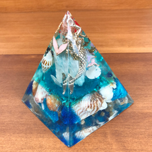 Load image into Gallery viewer, **SPECIAL** Amazonite Orgonite EMF Protection/Chakra Healing Pyramid