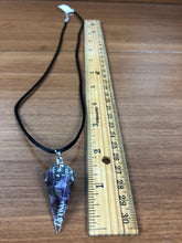 Load image into Gallery viewer, Amythest Orgonite EMF Protection/Chakra Healing Pendulum