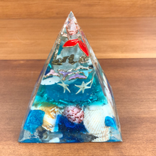 Load image into Gallery viewer, **SPECIAL** Amazonite Orgonite EMF Protection/Chakra Healing Pyramid