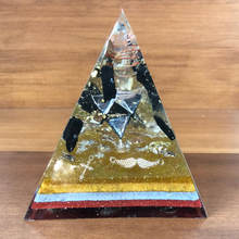 Load image into Gallery viewer, XXLarge Shungite Orgonite EMF Protection/Chakra Healing Pyramid