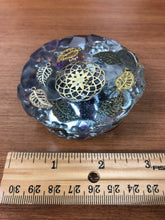 Load image into Gallery viewer, Rose Quartz+Amethyst Rose Orgonite EMF Protection/Chakra healing