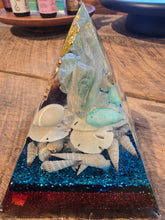 Load image into Gallery viewer, **SPECIAL** Amazonite Orgonite EMF Protection/Chakra Healing Pyramid Symm 10-5