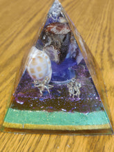 Load image into Gallery viewer, **Special** Carnelian Orgonite EMF Protection/Chakra Healing Pyramid Symm